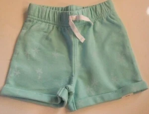NWT Toddler Girls 6 Months Light Blue Shorts CUTE and COMFORTABLE For Summer - Picture 1 of 4
