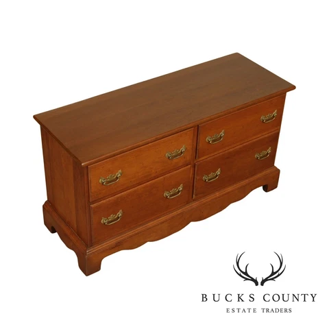 Leopald Stickley Vintage Cherry 4 Drawer Low Chest Cover