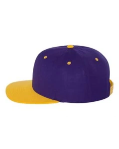 Visera plana estructurada panel Yupoong clásica Snapback - Imagen 1 de 6