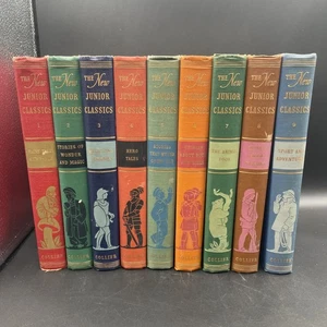The New Junior Classics Young Folks Shelf Of Book, Set Of 9, Collier - 1940’s - Picture 1 of 20