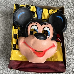 Vintage Mickey Mouse Maske & Kostüm 1972 Walt Disney Produktion LESEN - Bild 1 von 17