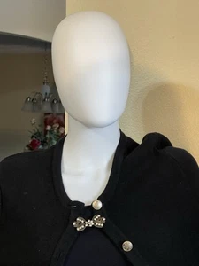 Pullover Schal Clip Brosche dunkelgold klar Strass viktorianisch Landhaus neu ohne Etikett - Bild 1 von 9