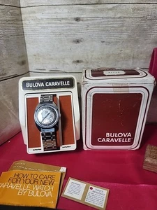 Vintage 70er Jahre Bulova Caravelle Watch Ranger Tx Football Helm Neuwertig - Bild 1 von 9
