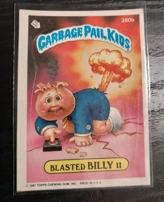 Blasted Billy 2 - #260b Garbage Pail Kids - 1987 Original Foto 1 de 3