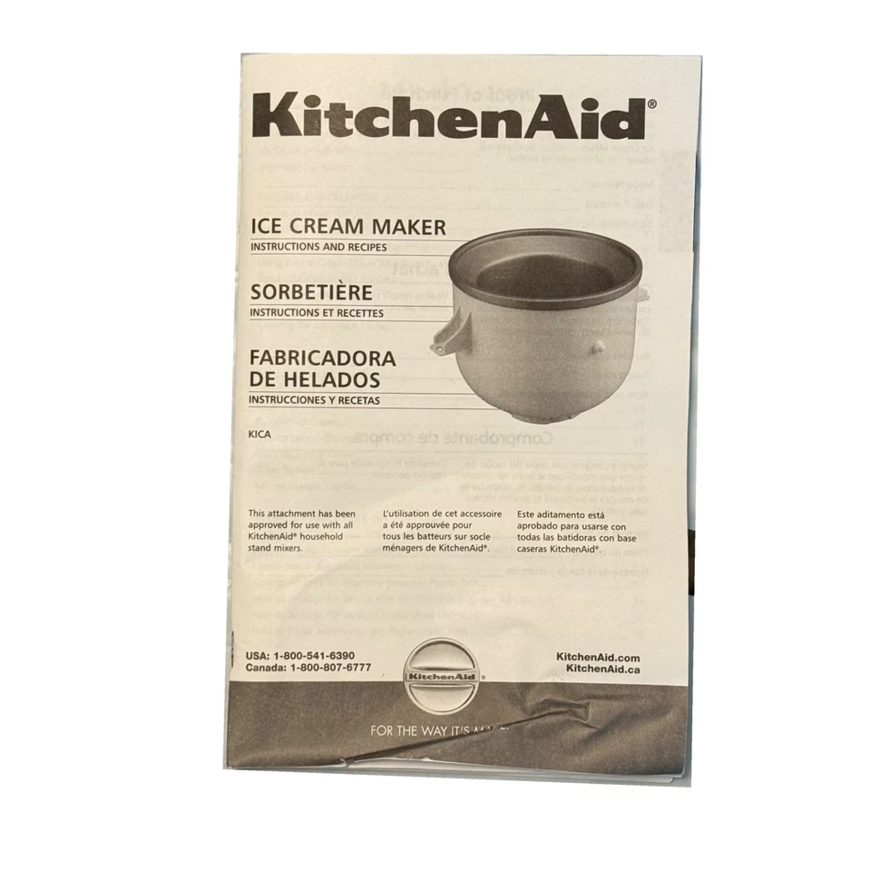 KitchenAid Heladera Mezcladora KICA Original PIEZAS Foto 1 de 1