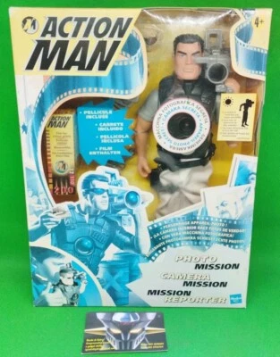 GIG 1998 Hasbro, ACTION MAN PHOTO MISSION, CAMERA MISSION REPORTER, NEW MISB. - Immagine 1 di 2