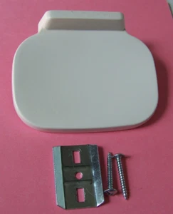 Vintage Metal Wall Mount Bathroom Accessories Soap Dish Holder Ivory - Picture 1 of 4