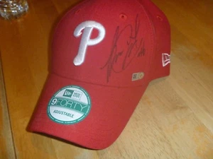 Jorge Alfaro Philadelphia Phillies Signed Hat   MLB Auth - Picture 1 of 2