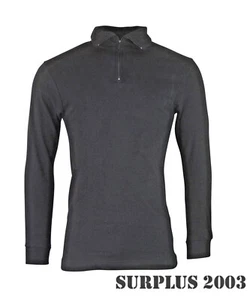Norgi Black Norwegian Style Thermal Top Military Shirt Army Jumper T-shirt - Picture 1 of 6