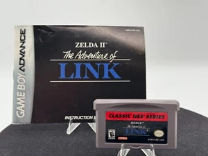 Zelda 2 II The Adventure Of Link Classic NES Series GBA Gameboy Advance W Manual - Picture 1 of 9