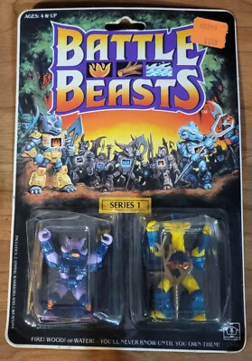 Battle Beast Series 1 Rubberneck Giraffe # 18 Swiny Boar # 14 Figure Sealed (m1 - Image 1 of 4