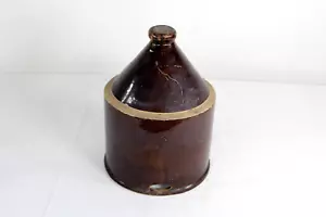 Alimentador de Pollos Antiguo Gres Cerámica Alimentador de Pollos #2 Primitive Americana - Imagen 1 de 23