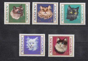 Cats Cats Ajman 1968 MNH/** - Picture 1 of 1