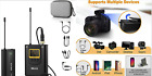 Wireless  Microphone for iPhone Android Smartphone Camera- UHF Rechargeable Wire