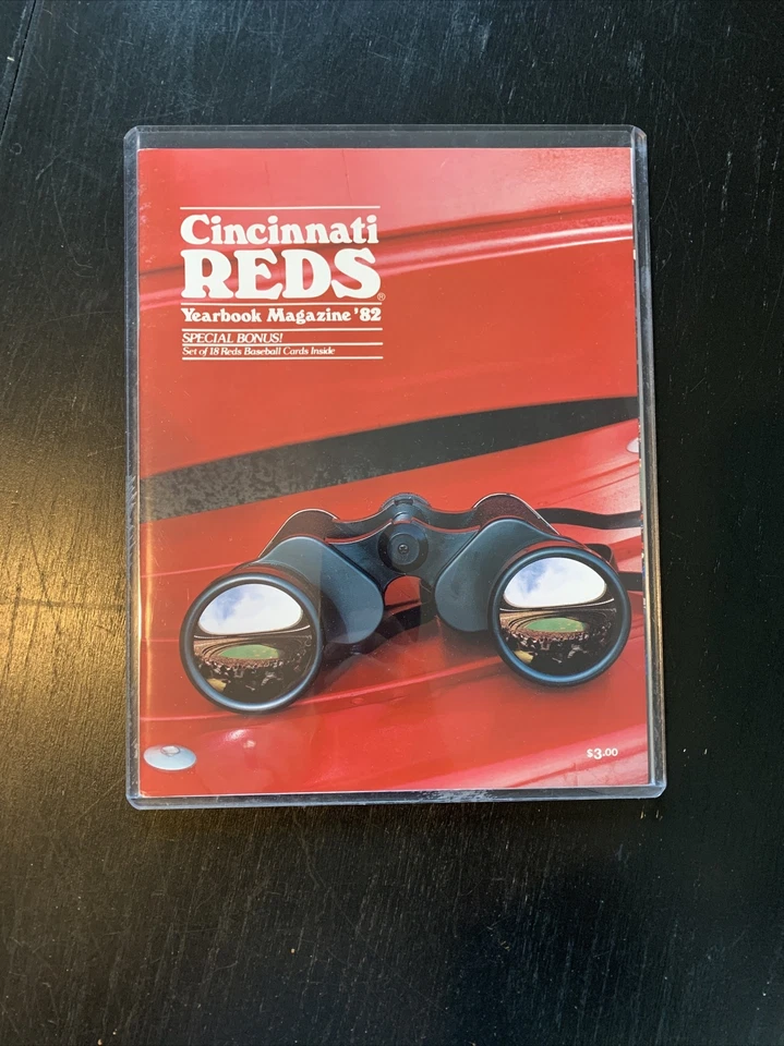 Cincinnati Reds 1982 Official MLB Baseball Vintage Yearbook Magazine MINT CARDS - Image 1 of 4