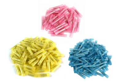 Heat Shrink Butt Red Blue Yellow Waterproof Wire Connectors Seal Terminals - Image 1 of 4