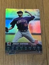 2005 MLB Showdown Johan Santana Twins FOIL Pitcher Card