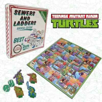 Ternage mutant ninja Turtles Sewers And Ladders board game TMNT RARE - Image 1 of 4