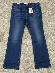 NEW Levis Signature Women’s Stretch Mid Rise Bootcut Jeans Size 20 L - Picture 1 of 5