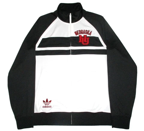 Nebraska Husker adidas Firebird Full Zip Track Jacket Men's M Cover