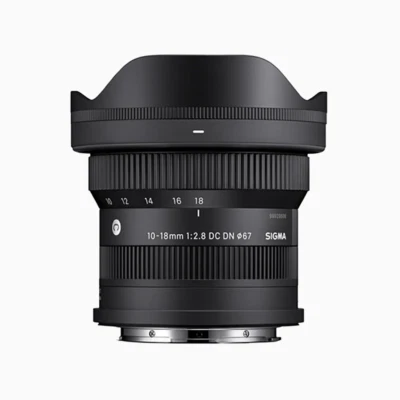 Sigma 10-18mm F2.8 DC DN Contemporary Lens for Fuji X Mount Camera with Hood - Image 1 of 4