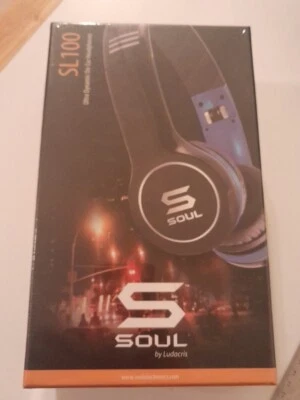 Наушники-вкладыши Soul By Ludacris Ultra Dynamic SL100 — черные/синие  - Изображение 1 из 4