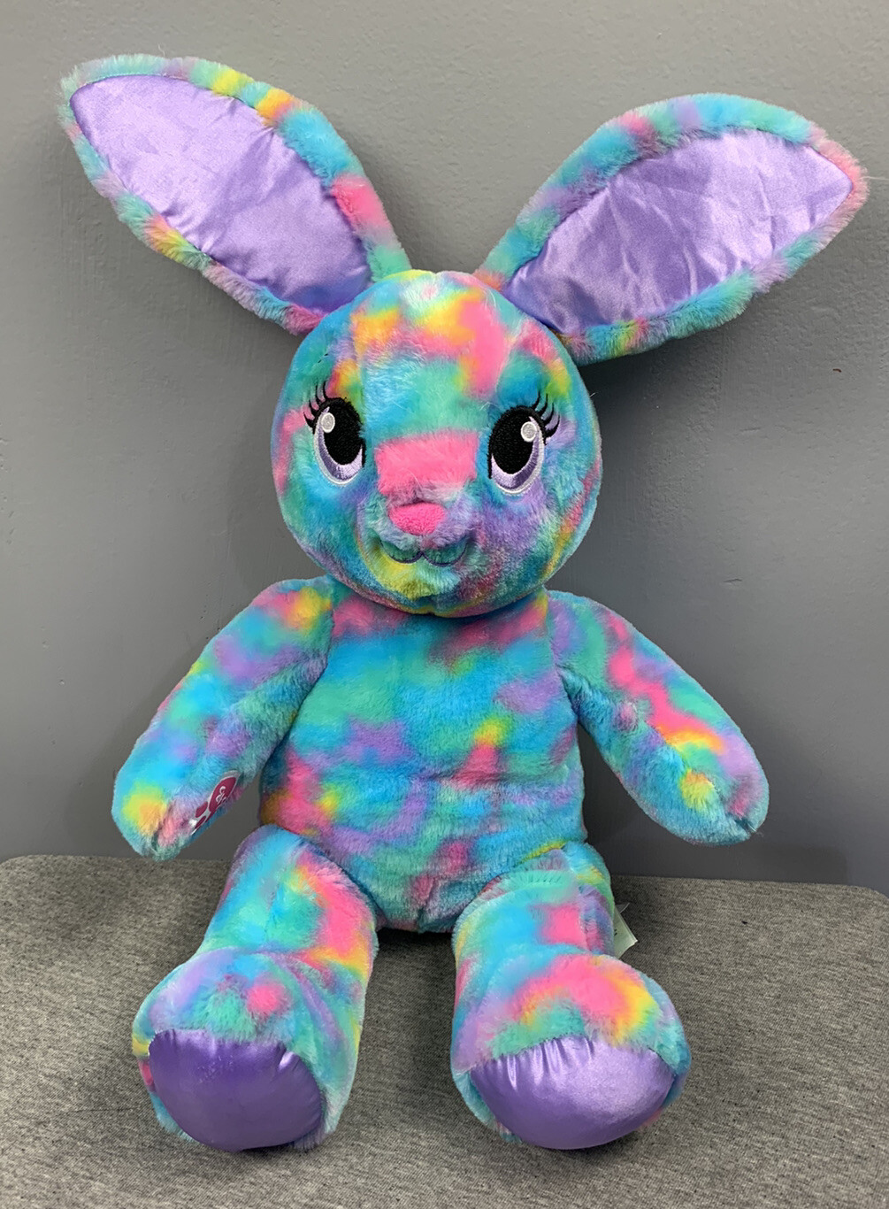 BAB Build A Bear Workshop Rainbow Bunny 