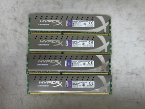 Kingston HyperX 16GB DDR3 4 x 4GB 1600Mhz KHX1600C9D3P1K2/8G Ram - Picture 1 of 2