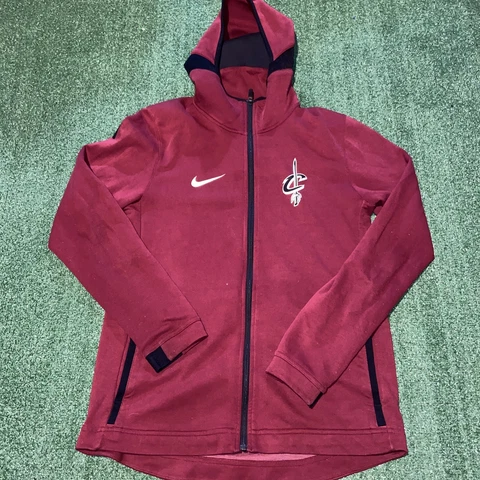 Nike NBA Cleveland Cavaliers Full Zip Hooded Jacket - Mens Medium M Cover