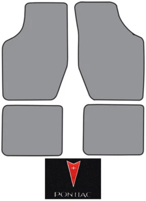Alfombra Pontiac Sunbird Cutpile 1986-1994 logotipo alfombrilla 4 piezas Foto 1 de 2
