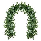 Artificial Eucalyptus and Willow Vines Faux Garland Ivy for Wedding Backdro J8C4