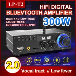 2.0CH Compact Amp: High-Speed BT 5.1 & RCA/AUX/TF Support - Bild 1 von 19