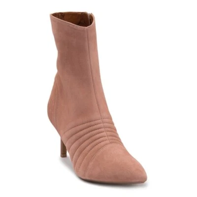 NEW Aquatalia Women US 7 Blush Maren Waterproof Stiletto Heel Ankle Dress Bootie - Image 1 of 2