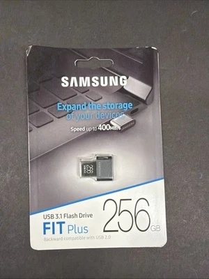 Samsung FIT Plus 256GB USB Flash Drive - Image 1 of 3