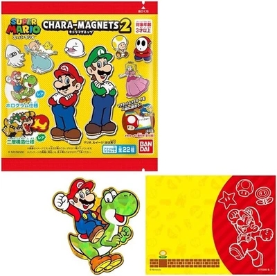 Bandai SUPER MARIO BROS. Chara-Magnets 2 **YOUR CHOICE** - Image 1 of 2