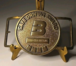 Beatrice Foods Gürtelschnalle LKW Safety Award, 1980er Coca-Cola Abfüllung  - Bild 1 von 2