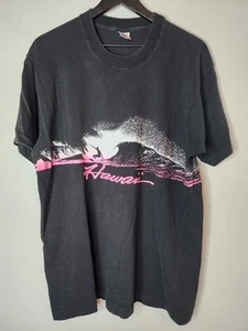 Vintage Fruit Of The Loom Hawaii Wraparound Singlestitch Tshirt Size XL - Picture 1 of 5