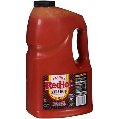 Frank's Redhot Xtra Hot Cayennepfeffer Scharfe Sauce, 1 Gal - Eine Gallone - Bild 1 von 4