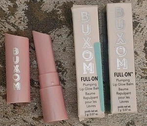 Buxom Full-On Plumping Lip Glow Balm Raspberry Glaze 2-Pack 2g .07oz 41803967101 - Picture 1 of 8