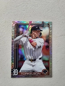 2025 Topps - Spencer Torkelson #494 Fanatics Exclusive Foil - Detroit Tigers NM - Picture 1 of 2