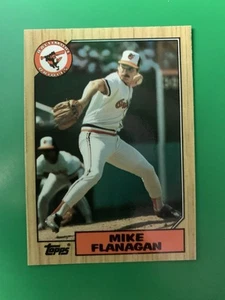 1987 Topps Tiffany Mike Flanagan Baltimore Orioles #748 - Picture 1 of 2
