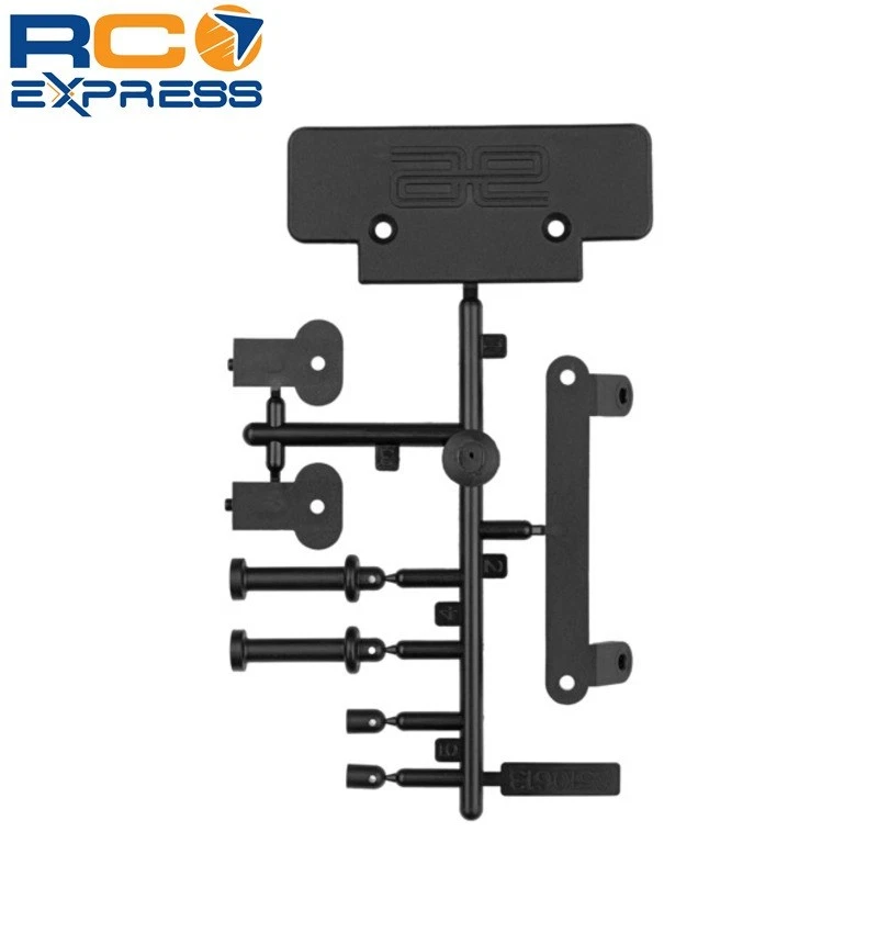 Parachoques delantero y soportes de carrocería Associated RC10T negro ASC7814 Foto 1 de 1