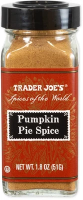 Trader Joe’s 1.8 oz PUMPKIN PIE SPICE Glass Shaker Seasoning Rub ** BB 9/2027 ** - Image 1 of 2