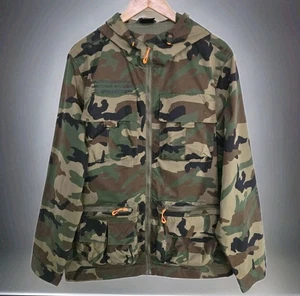 Smoke Rise Camo Windbreaker Jacke Herren L WW23582 Woodland/Orange UVP $ 120 - Bild 1 von 11