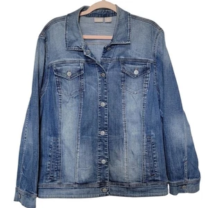 Chico's Jeansjacke Damen 20/22 Denim mit Taschen - Bild 1 von 5