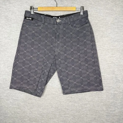 Pantalones Cortos STAR 69 Vintage Azul Gris Único Y2K Talla Mediana 32 Patinador Streetwear Años 70 Foto 1 de 4