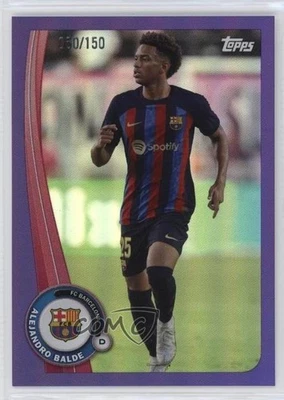 2022-23 Topps FC Barcelona Fan Set Purple /150 Alejandro Balde #BA-2 - Image 1 of 2