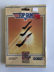 SEALED 1987 Vintage Top Gun Commodore 64 128 Ocean Thunder Mountain storage wear - Picture 1 of 7