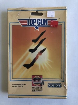 SEALED 1987 Vintage Top Gun Commodore 64 128 Ocean Thunder Mountain storage wear - Image 1 of 4