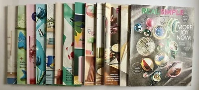 13 REAL SIMPLE Magazine Issues 2019-2022 (Full Year) & 2023 3 December Issues - Image 1 of 4